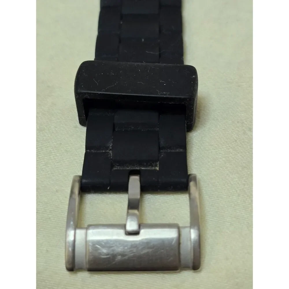 Fossil Men's 44mm Blackout Sport Watch (AM4519) - FKM Rubber - New Battery